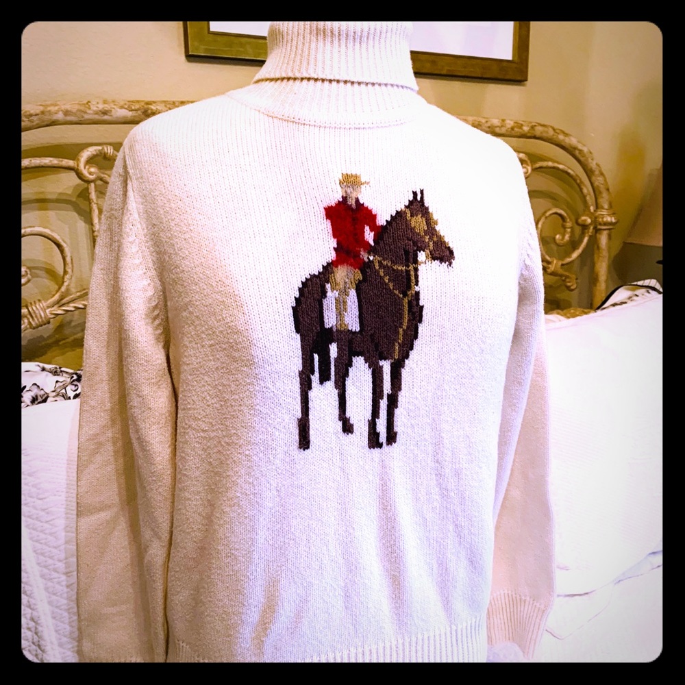 Sweater with Equestrian